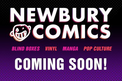 Newbury Comics Website Home Page Feature Ad COMING SOON