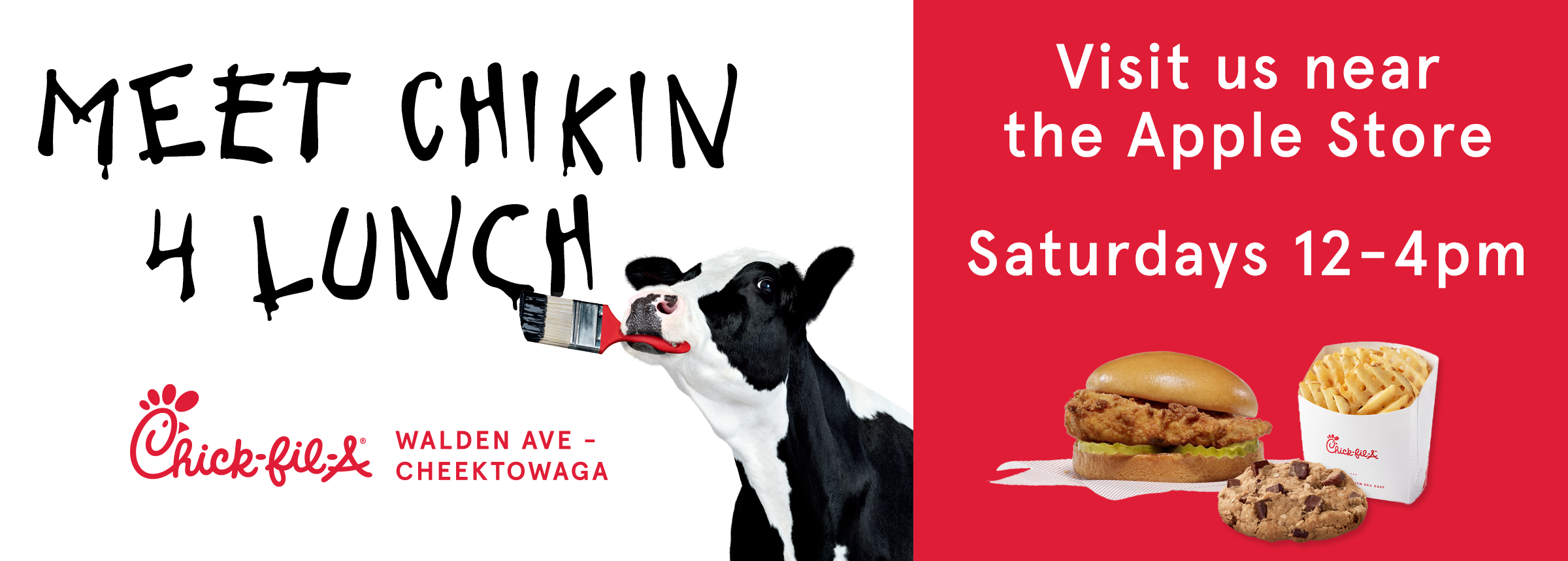Chick fil a Pop Up Hero Image