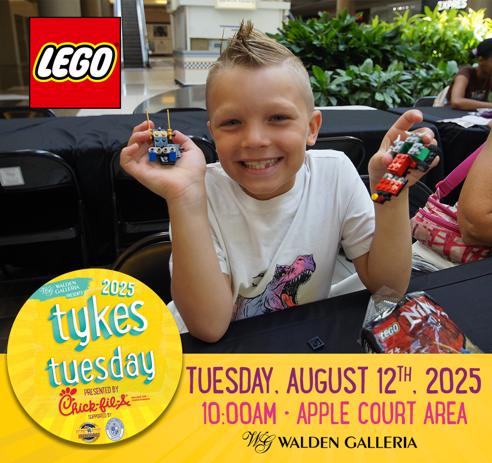 Tykes Tuesday Summer Kids Club LEGO Social Image 2025