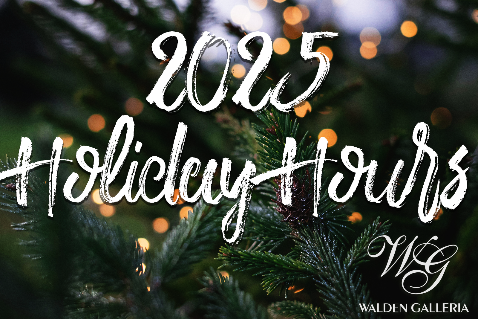 2025 Holiday Hours Website Graphic