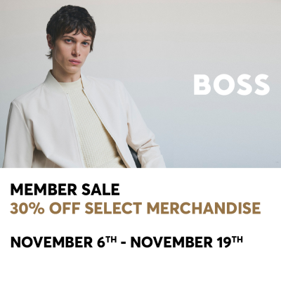 Hugo Boss Nov 2025 30% OFF Members Sale 1080x1080