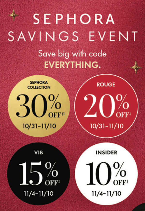 Sephora Fall Savings Event 2025