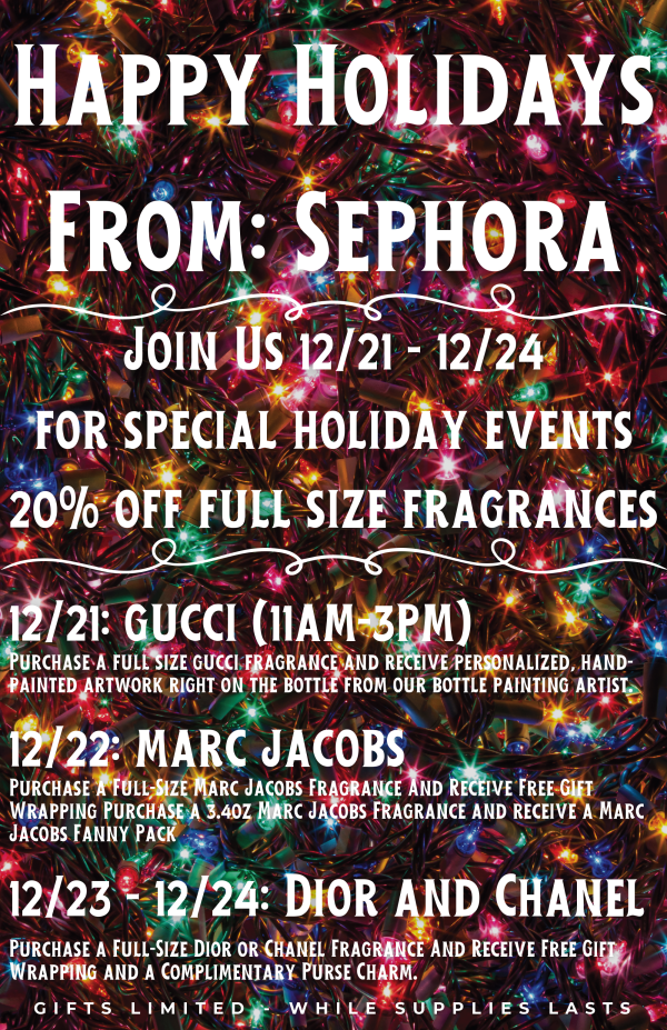 Sephora December Promos 25