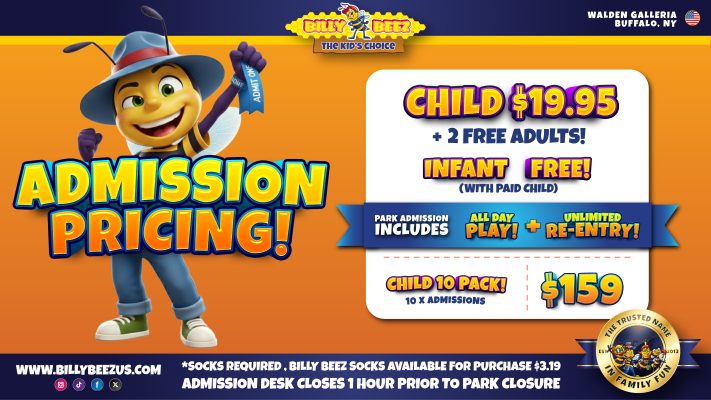 Billy Beez 2 Free Adults Admission Pricing