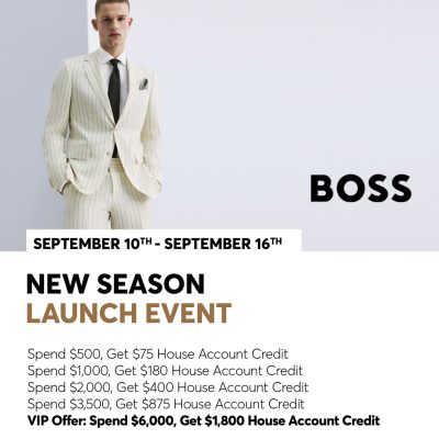 Boss Fall Season Launch Event 26 Square Ad