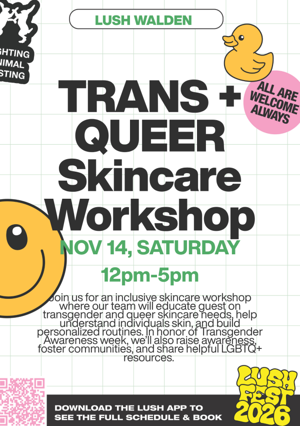 Lush Skin Care Workshop